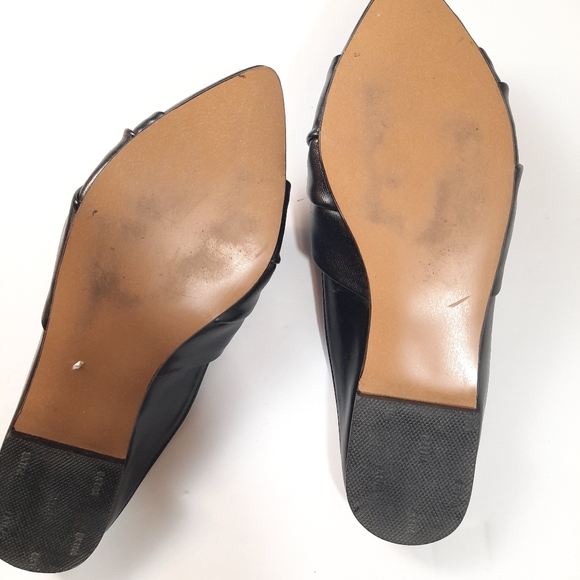 2 for $25 | Black bow slip on shoes - Picture 3 of 8